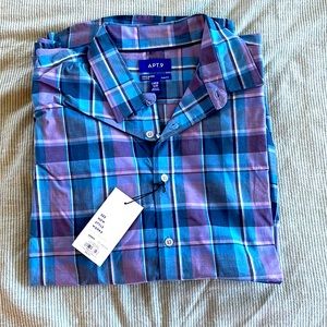 ☀️ Apt9 Men’s Large Slim Dress Shirt